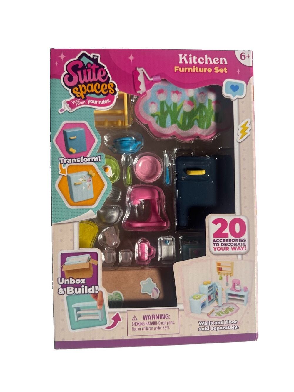 Suite Spaces Kitchen Set 20 Accessories Dollhouse New